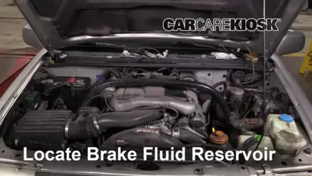 1999 Suzuki Grand Vitara JLX 2.5L V6 Líquido de frenos Agregar fluido